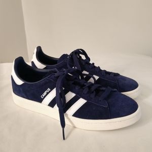 Adidas Campus blue suede shoes men's 9